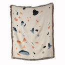 GobekUsa Gothic Thread Double-sided Tapestry Blanket - Versatile Homestay and Outdoor Decoration