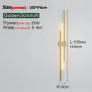 GobekUsa LED Grille Living Room Sofa TV Wall Lamp Strip, Minimalist Modern Bedroom Bedside Lighting