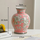 GobekUsa Blue & White Porcelain Vase Pot for Stylish Room Aesthetic Decor & Flowers