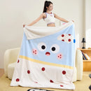 GobekUsa Lamb Fleece Cute Printed Blanket: Soft & Warm Double-Sided Throw Blanket