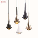 Modern Gold Adjustable Cord Pendant Light