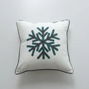 GobekUsa Christmas Cartoon Letter Embroidered Pillow Cover Festive Sofa Cushion