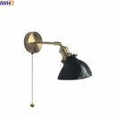 GobekUsa Green Glass Copper LED Wall Lamp Sconce Modern Nordic Design