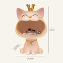 GobekUsa Lucky Cat Sculpture Storage Box Desk Decoration Miniature Figurine