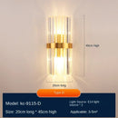 GobekUsa Crystal Wall Lamp: Modern Luxury Wireless Rechargeable Sconce Light for Bedroom & Living Room