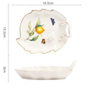 GobekUsa Gold Edge Cup & Saucer Set: Lemon Teapot, Coffee Mug, Ceramic Plates & Drinkware
