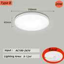 GobekUsa LED Ceiling Chandelier: Modern 220V Living Room Light Fixture with Ultrathin Design