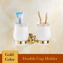 GobekUsa Crystal Bathroom Towel Rack: European Style Hardware Bath Organizer