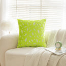 GobekUsa Bronzed Feather Style Plush Pillowcase - Festive Home Decor