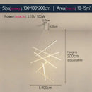 GobekUsa LED Stair Chandelier: Modern, Simple, Villa Hall, Hotel Decor, Indoor Lighting