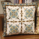 GobekUsa Ethnic Flower Elephant Pillowcase, Hand-Embroidered Boho Cushion Cover