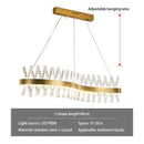GobekUsa Crystal Chandelier: Luxury LED Pendant Lighting for Hotel, Lobby, Living Room