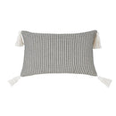 GobekUsa Boho Jacquard Flower Throw Pillow Case with Tassels - Home Sofa Decor