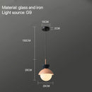 GobekUsa Glass Ball Pendant Lamp: Modern Nordic Light Fixture for Home Decor, Kitchen, Dining, Bedroom