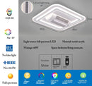 GobekUsa LED Bladeless Ceiling Fan Dimmable Remote Modern Indoor Lightingusc
