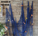 GobekUsa Decorative Fishing Net Wall Hanging, Nautical Marine Home Decor Accessory