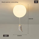 GobekUsa Kids Bear LED Ceiling Light - Designer Bedroom Pendant Lamp