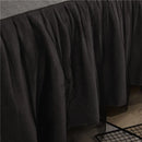 GobekUsa Korean Bed Skirt Set with Ruffled Edges - Solid, Skin-Friendly Bedding Kit