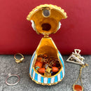 GobekUsa Elegant Cat Jewelry Trinket Box | Hinged Enamel Figurines | Collectible Gift Holder