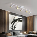 GobekUsa LED Chandelier with Spotlights for Living Room Bedroom Ceiling Decor