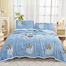 GobekUsa Cozy Flannel Plush Blanket - All Seasons Sofa Cover & Bed Sheet for Queen Double