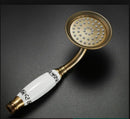 GobekUsa Antique Bathroom Handheld Shower Head | High Pressure Rainfall Nozzle Save Water
