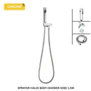 GobekUsa Brass Bidet Faucet Set Dual Function Shattaf Sprayer Gold Sanitary Shower