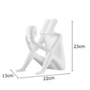 GobekUsa Abstract Figure Sculpture Creative Resin Decor for Room Aesthetic Appeal