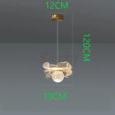 GobekUsa Butterfly LED Chandelier Copper Pendant Light for Bedroom Living Room Decoration