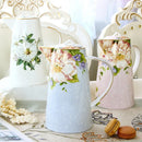 GobekUsa Bone China Tea Set, 1000ml Resistant Pot & Cup for Afternoon Tea