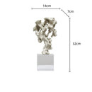 GobekUsa Green Taihu Stone Coral Sculpture for Room Decoration