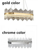 GobekUsa Crystal Chandelier Pendant Light Modern Luxury Dining Room Bedroom Lamp
