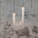 GobekUsa LED Acrylic Pendant Light for Bedroom and Dining Room