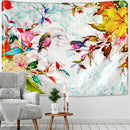 GobekUsa Botanical Flying Bird Tapestry Wall Hanging for Nature Inspired Boho Living Room