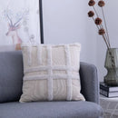 GobekUsa Lace Tassel Cushion Tufted Sofa Pillowcase for Office Chair Pad