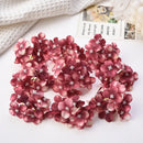 GobekUsa Hydrangea Flowers: 30Pcs 8cm Fake Flowers for Home Decor, Wedding, DIY Wreaths