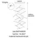 GobekUsa LED Chandelier: Luxury Indoor Lighting for Living Room, Hall, Staircase