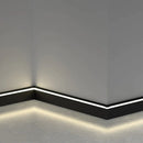 GobekUsa LED Skirting Line Aluminum Profile Baseboard for Backlight Strip Lights
