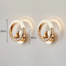 GobekUsa Crystal Nordic Wall Sconce for Home Decoration, Bedside Bedroom Lamp