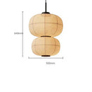 GobekUsa Japanese Wabi Sabi Fabric Pendant Light: Traditional and Creative Lighting for Dining Room