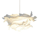 GobekUsa Nordic Paper Pendant Lights: DIY Cloud Lampshade Fixtures for Living Room, Restaurant & Christmas