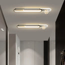 GobekUsa Gold Starry Strip Flush Mount Ceiling Light Luxury Chandelier