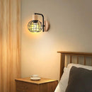GobekUsa Industrial Wire Cage Wall Sconce E27 Rustic Retro Bedside Light Fixture
