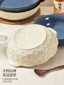GobekUsa Large Ceramic Fish Bowl for Noodles and Soup