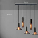GobekUsa Industrial Cement Metal Pendant Light for Home & Dining, LED Hanging Lamp