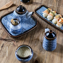 GobekUsa Blue Ceramics Kitchen Seasoning Set