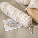 GobekUsa Candy Boho Tufted Round Lumbar Pillow Cover Set