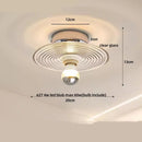 GobekUsa Blue Flower Glass LED Ceiling Light | Nordic Modern Flush Mount Lamp