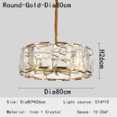GobekUsa Crystal Chandeliers: Modern Luxury LED Lighting Fixtures for Home Decor
