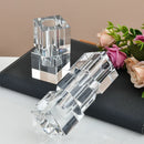 GobekUsa Geometric Glass Vase Stack for Home Decor & Flower Arrangement